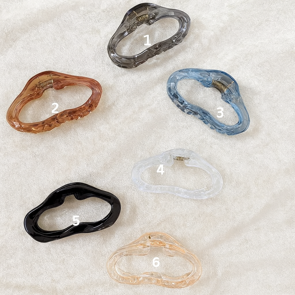 Stylish Transparent Hair Clutcher Set – Premium Quality